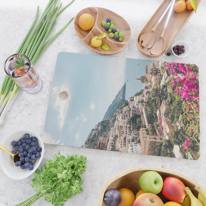 Positano, Italy Photography Cutting Board Gallery Image 2