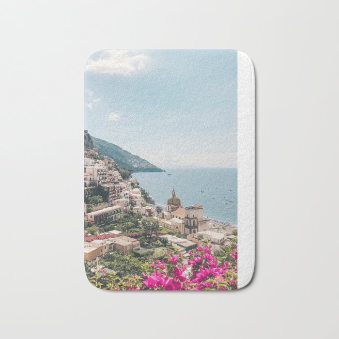 Positano, Italy Photography Bath Mat Gallery Image 1