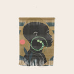 Abstract Art Tropical Girl Wall Hanging Gallery Image 1