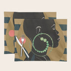 Abstract Art Tropical Girl Placemat Gallery Image 1