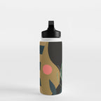 Abstract Art Tropical Girl Water Bottle Gallery Image 3