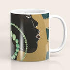Abstract Art Tropical Girl Coffee Mug Gallery Image 1