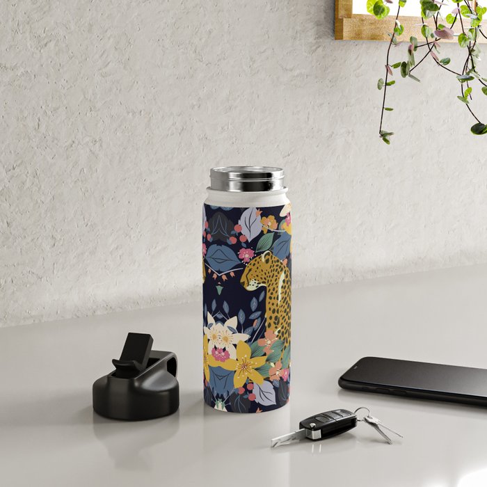 Ziggy Cheetah Prints Water Bottle Gallery Image 4
