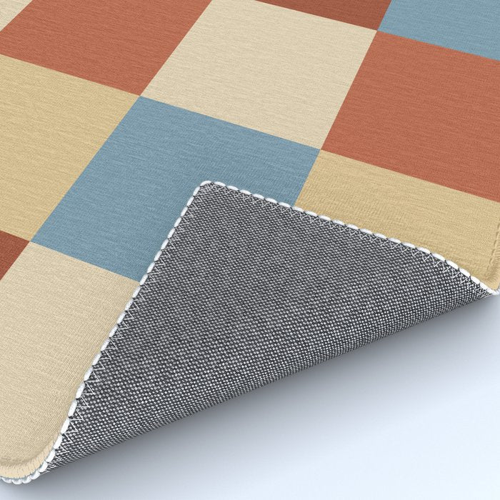 Bold Retro Checks Pattern - Large XX Rug Gallery Image 4