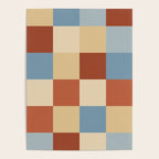 Bold Retro Checks Pattern - Large XX Poster Gallery Image 4