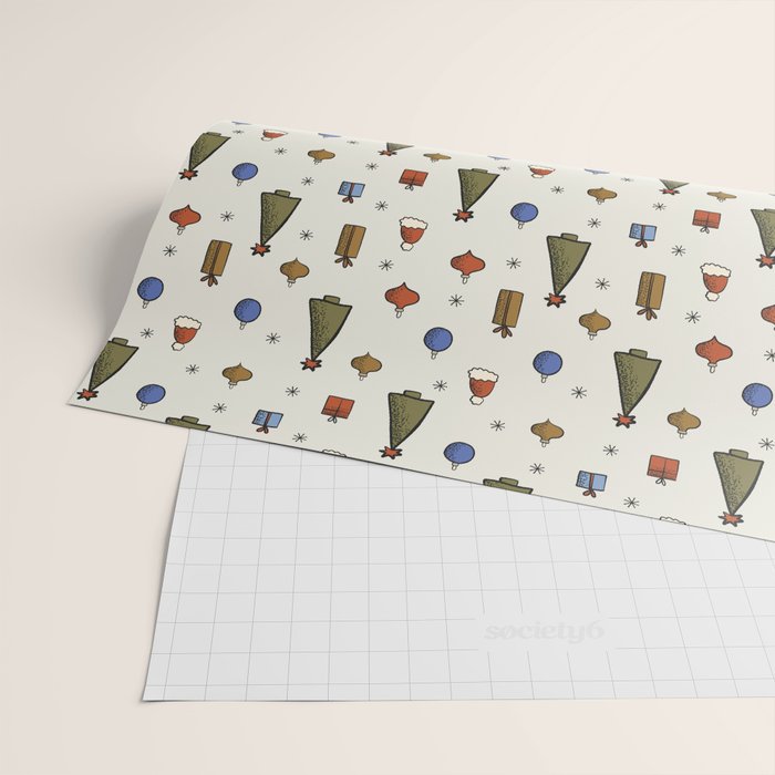 Christmas Pattern #2 Wrapping Paper Gallery Image 2