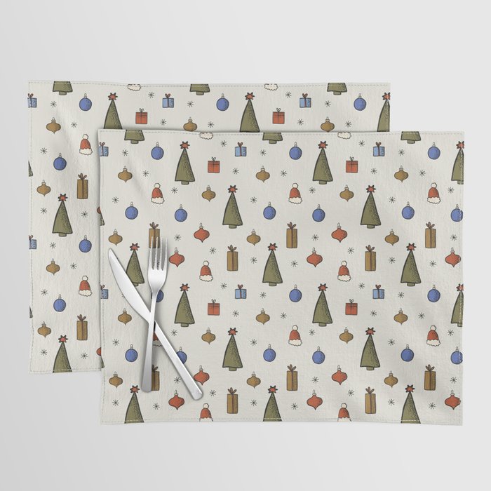 Christmas Pattern #2 Placemat Gallery Image 1