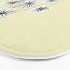 Lion on dandelion Bath Mat Gallery Image 3