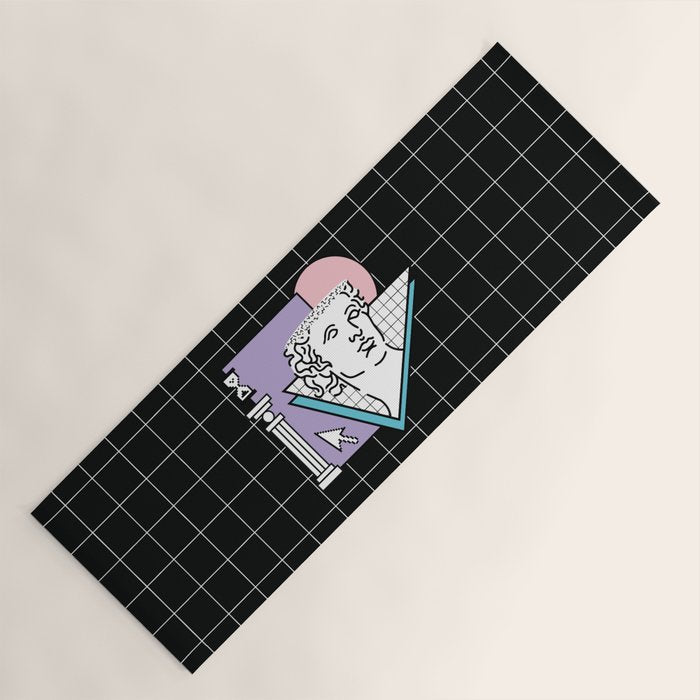 Apollo Vaporwave / greek god Yoga Mat Gallery Image 1
