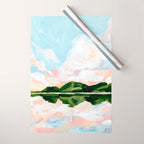 Mirrored Landscape Wrapping Paper Gallery Image 1