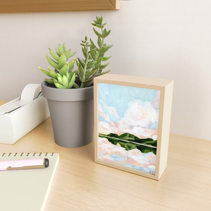 Mirrored Landscape Mini Art Print Gallery Image 2