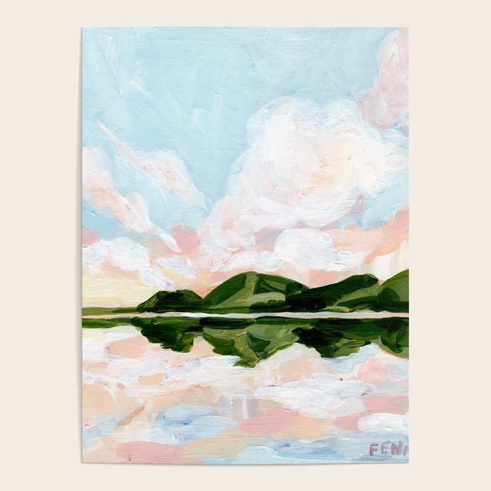 Mirrored Landscape Poster Gallery Image 1
