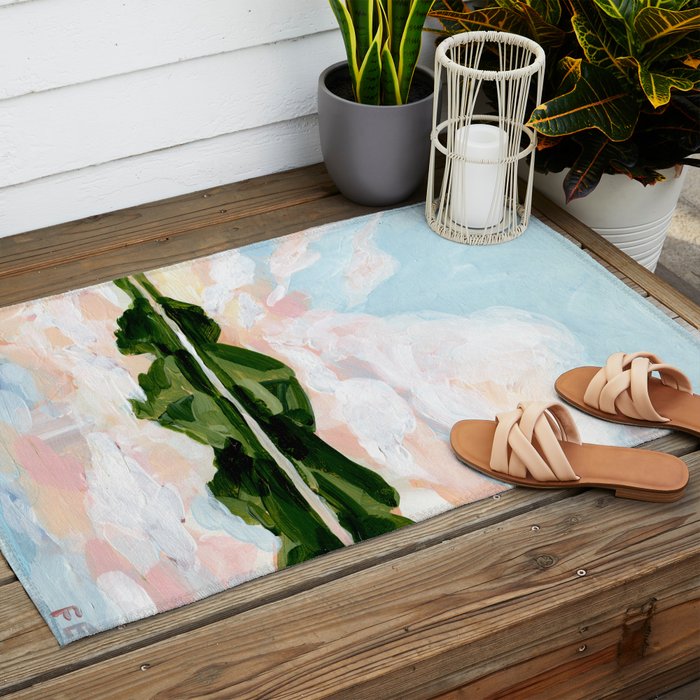 Mirrored Landscape Outdoor Rug Gallery Image 2
