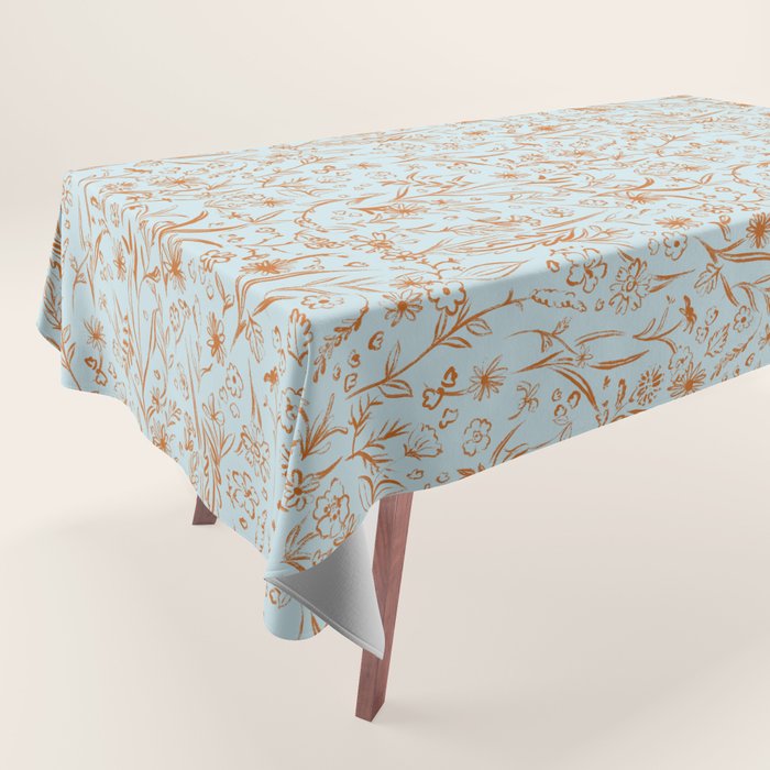 Wild Garden Drawing (Mix) Tablecloth Gallery Image 1