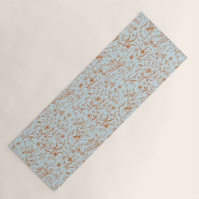 Wild Garden Drawing (Mix) Yoga Mat Gallery Image 1