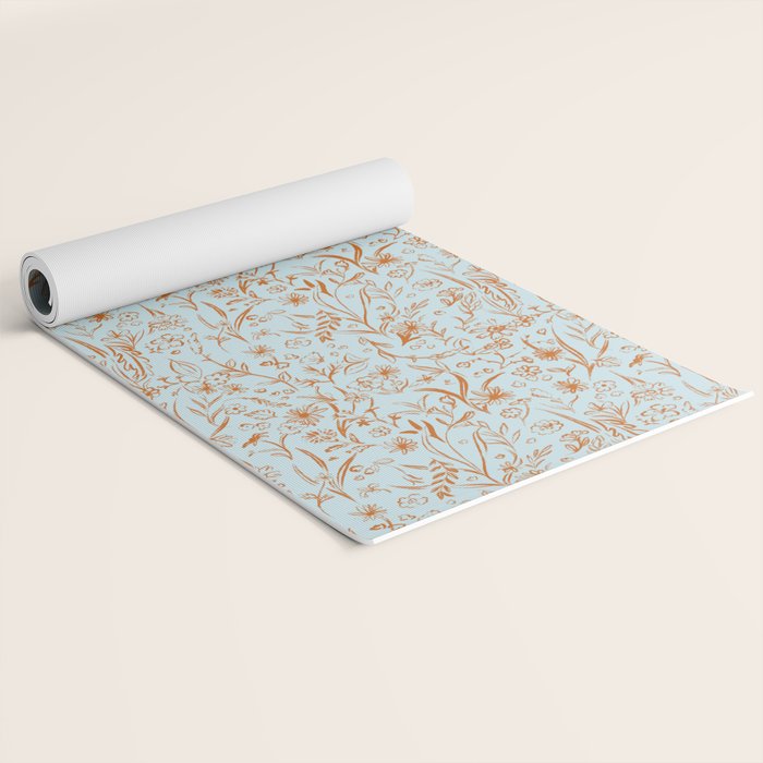 Wild Garden Drawing (Mix) Yoga Mat Gallery Image 2