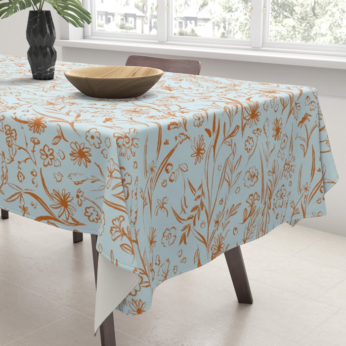 Wild Garden Drawing (Mix) Tablecloth Gallery Image 3