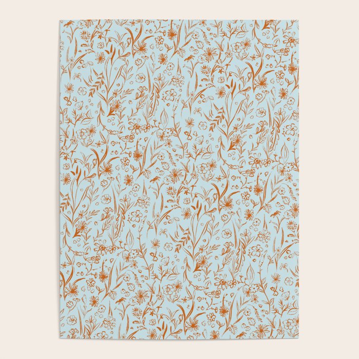 Wild Garden Drawing (Mix) Poster Gallery Image 4