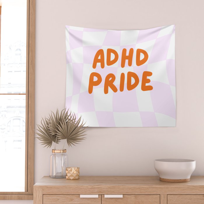 ADHD Pride Wall Tapestry Gallery Image 2