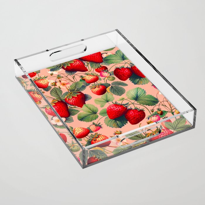 Strawberry Fields Forever V Acrylic Tray Gallery Image 1