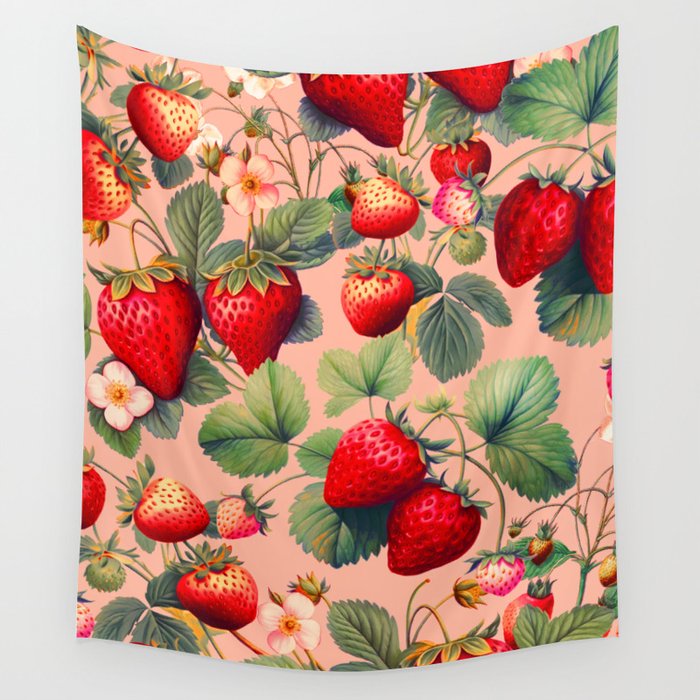 Strawberry Fields Forever V Wall Tapestry Gallery Image 4