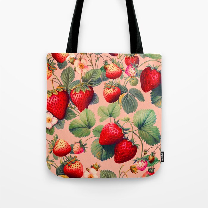 Strawberry Fields Forever V Tote Bag Gallery Image 1