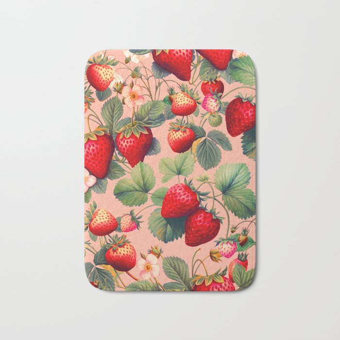 Strawberry Fields Forever V Bath Mat Gallery Image 1