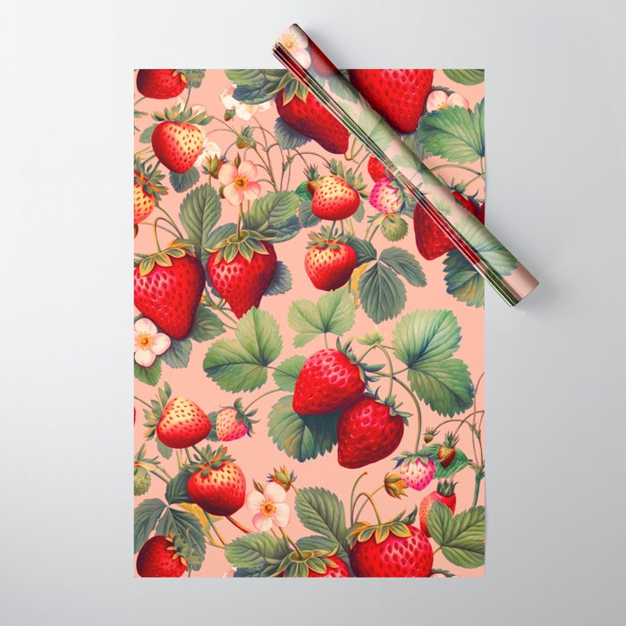 Strawberry Fields Forever V Wrapping Paper Gallery Image 1