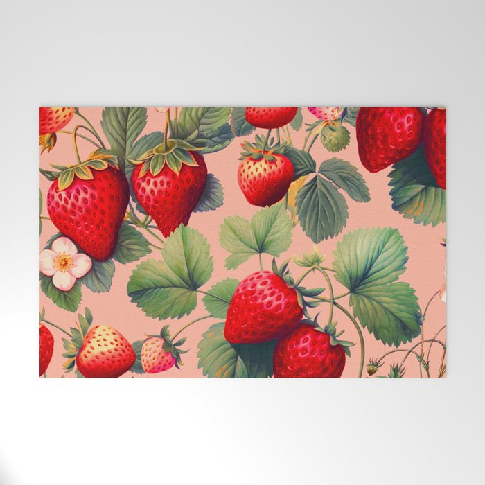 Strawberry Fields Forever V Welcome Mat Gallery Image 1