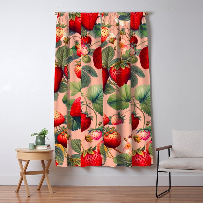 Strawberry Fields Forever V Window Curtain Gallery Image 5