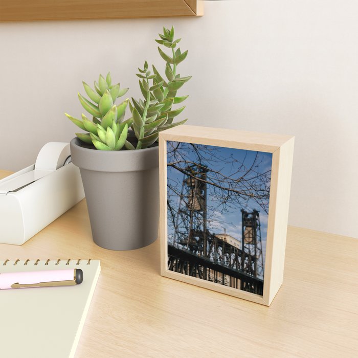 Portland Steel Bridge Mini Art Print Gallery Image 2