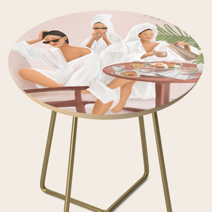 Weekend morning with friends Side Table Gallery Image 2