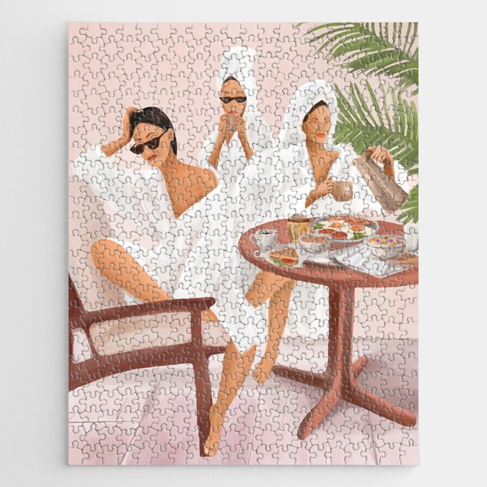 Weekend morning with friends Jigsaw Puzzle Gallery Image 1