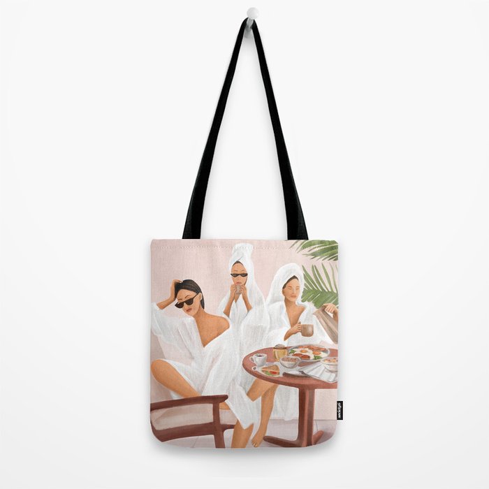 Weekend morning with friends Tote Bag Gallery Image 2