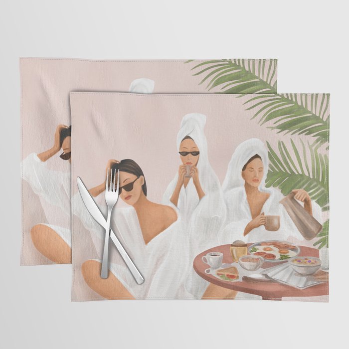 Weekend morning with friends Placemat Gallery Image 1