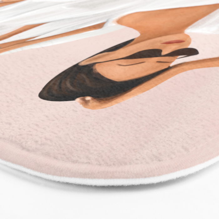 Weekend morning with friends Bath Mat Gallery Image 3