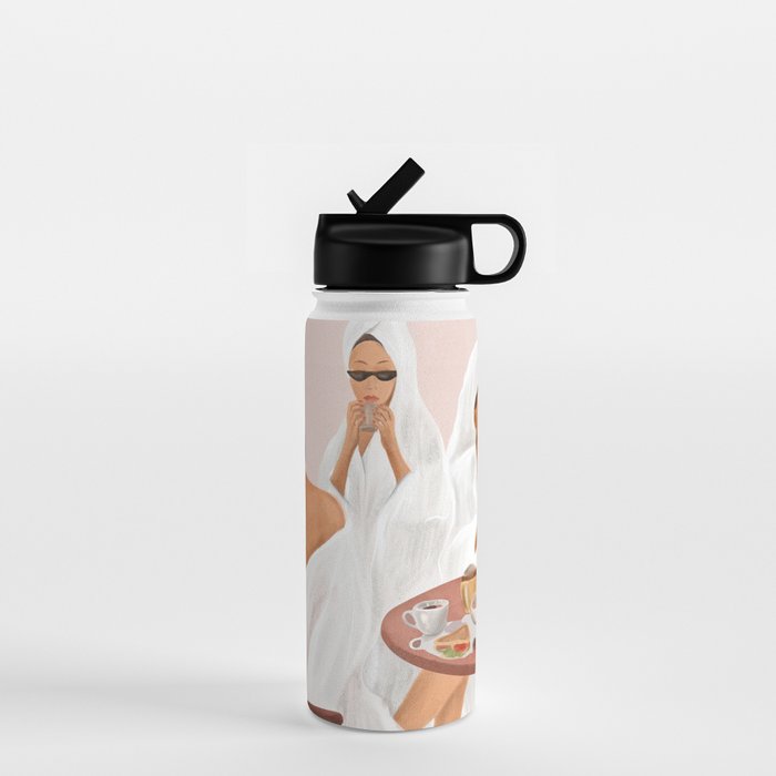 Weekend morning with friends Water Bottle Gallery Image 1