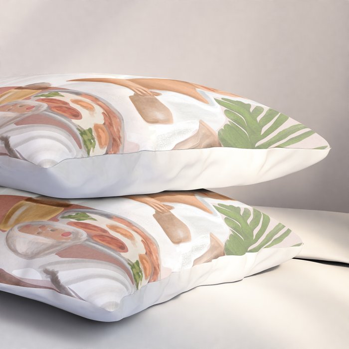 Weekend morning with friends Pillow Sham Gallery Image 3