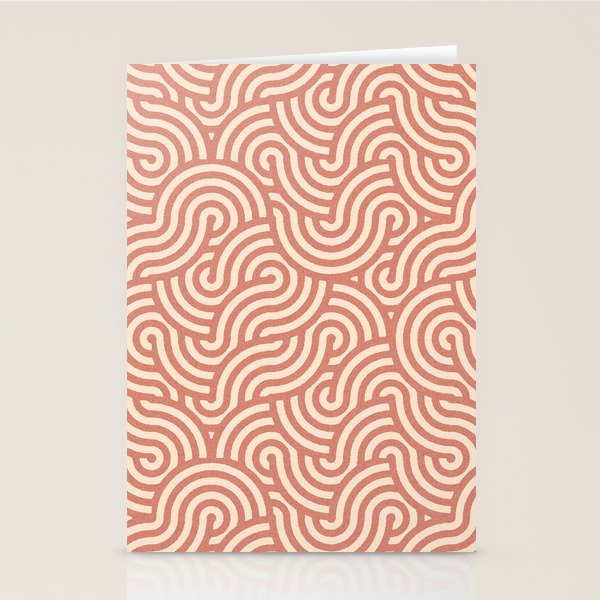 SWIRL Cinnamon and Oat Stationery Card Gallery Image 2