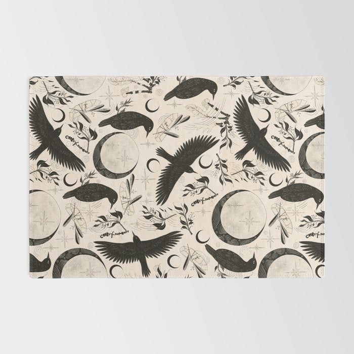 Raven Tarot Light Rug Gallery Image 2