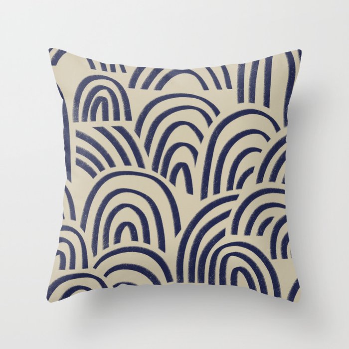 Charcoal Arches #2 Throw Pillow Gallery Image 6