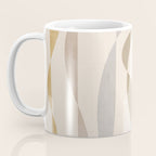 Neutral Soft Tones Modern Lines Artworks Coffee Mug Gallery Image 3