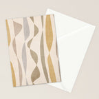 Neutral Soft Tones Modern Lines Artworks Stationery Card Gallery Image 2