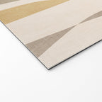 Neutral Soft Tones Modern Lines Artworks Welcome Mat Gallery Image 2