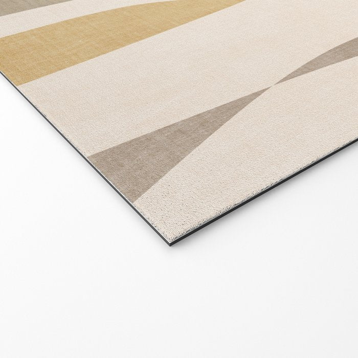 Neutral Soft Tones Modern Lines Artworks Welcome Mat Gallery Image 2