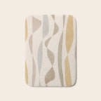 Neutral Soft Tones Modern Lines Artworks Bath Mat Gallery Image 1