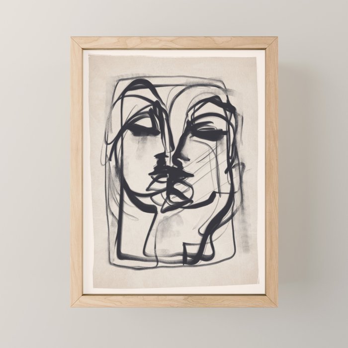 Kiss 5 Mini Art Print Gallery Image 1