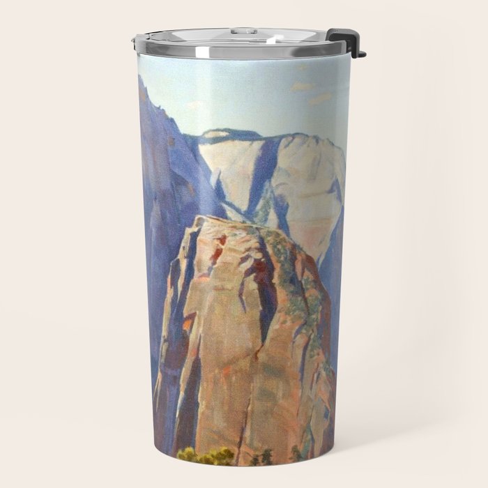 Maynard Dixon High in the Morning Travel Mug Gallery Image 2