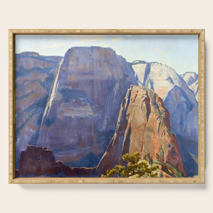 Maynard Dixon High in the Morning Serving Tray Gallery Image 1
