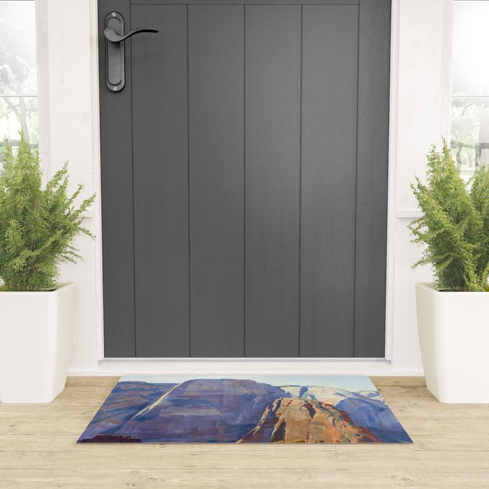 Maynard Dixon High in the Morning Welcome Mat Gallery Image 3